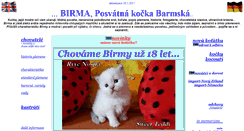 Desktop Screenshot of birma.cz