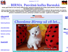 Tablet Screenshot of birma.cz